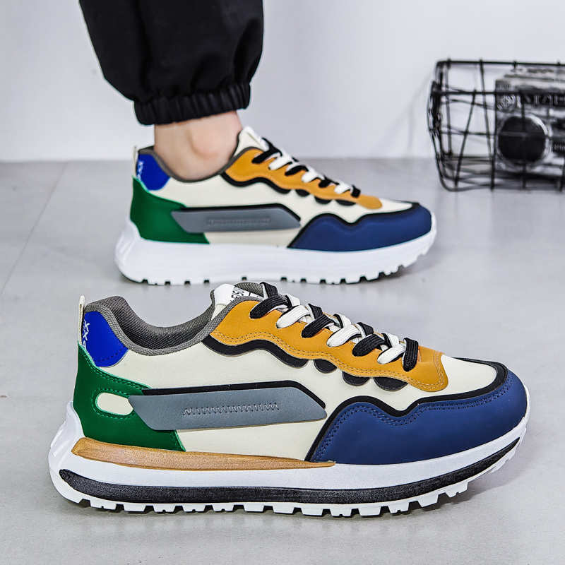 Luxury Lifestyle Goods - 넥타이 레이스업 럭셔리 슈즈 남성 스니커즈