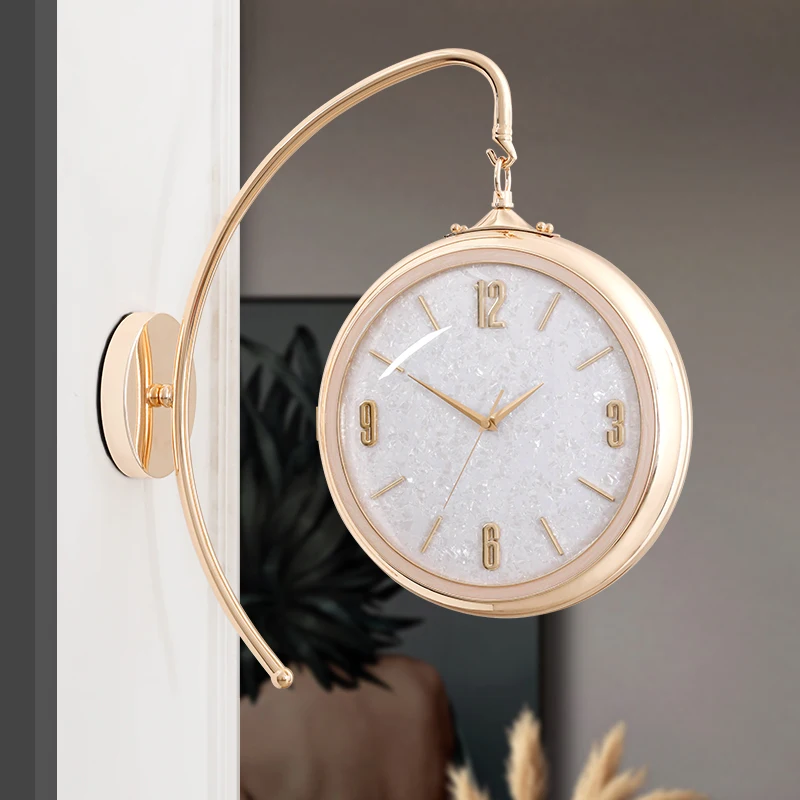 Luxury Lifestyle Aesthetics - 북유럽 럭셔리 벽시계 인테리어 주방 침실