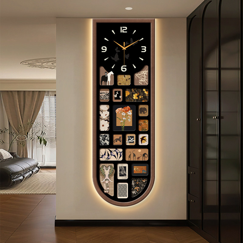 수직 보안 벽시계 독특한 일본식 침실 디지털 벽시계 장 - Luxury Lifestyle Aesthetics 리뷰 및 가격