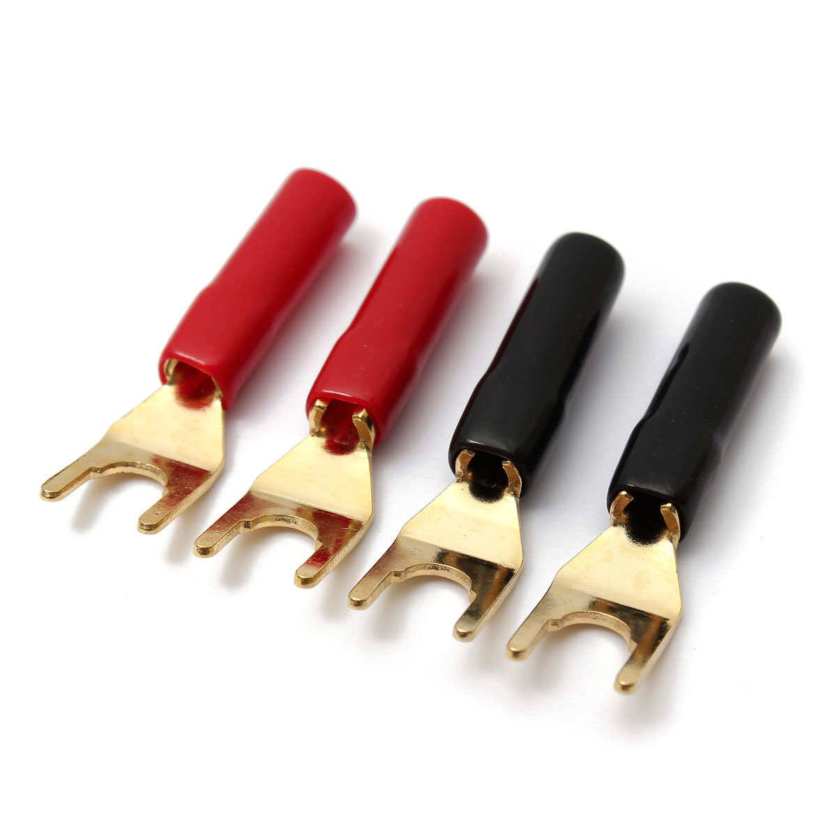 4Pcs Y 스타일 스페이드 바나나 플러그 금도금 튜닝 - Gold Cutlery Flatware 리뷰 및 가격