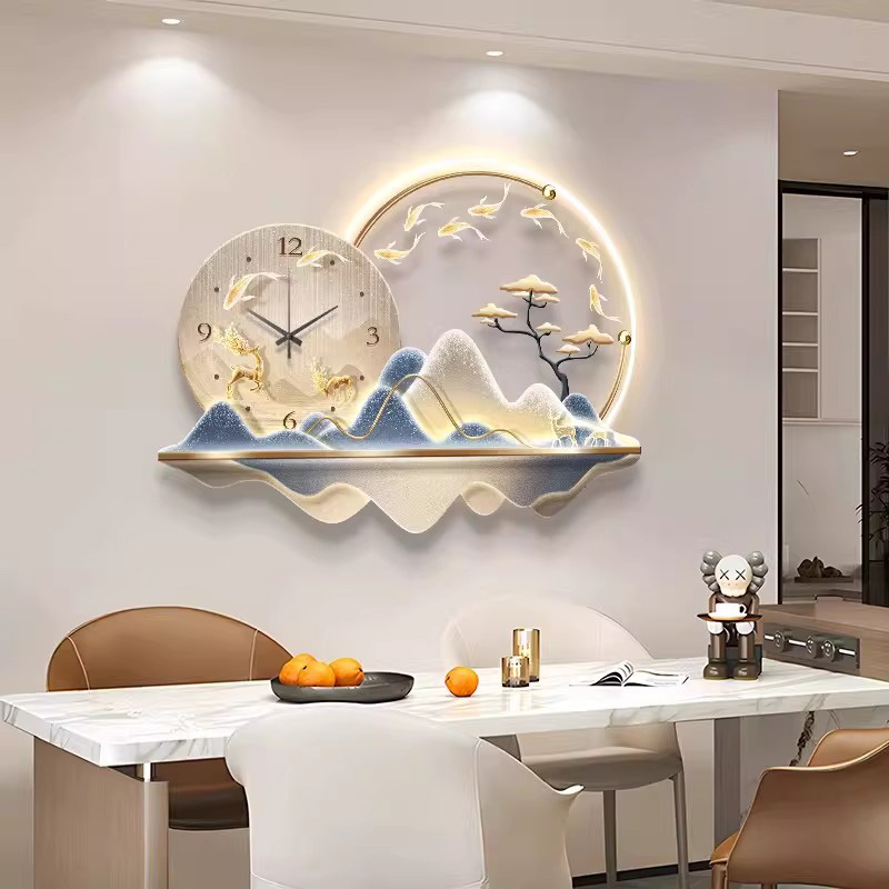 아트 벽화 LED 시계 벽걸이 고급 디자인 미니멀리스트 - Luxury Lifestyle Aesthetics 리뷰 및 가격